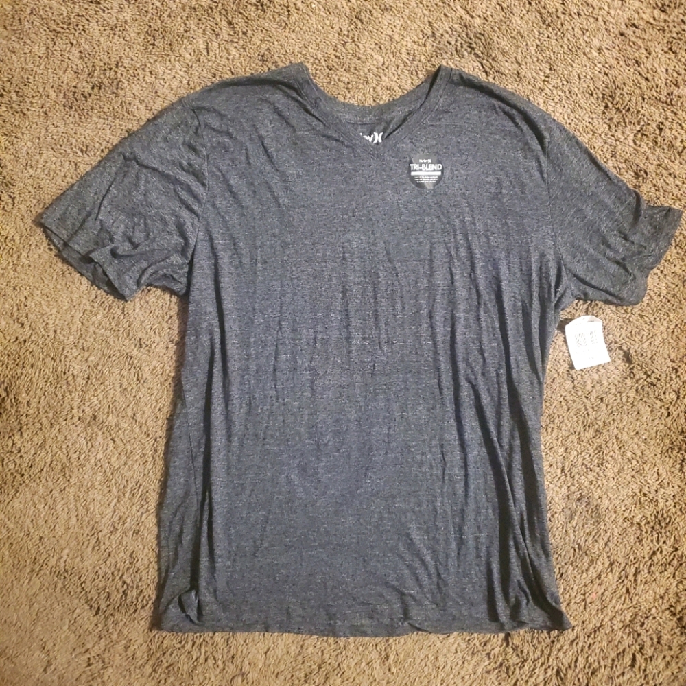 Mens Vneck Hurley Staple Tee